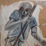 Ich erschrecke den Tod